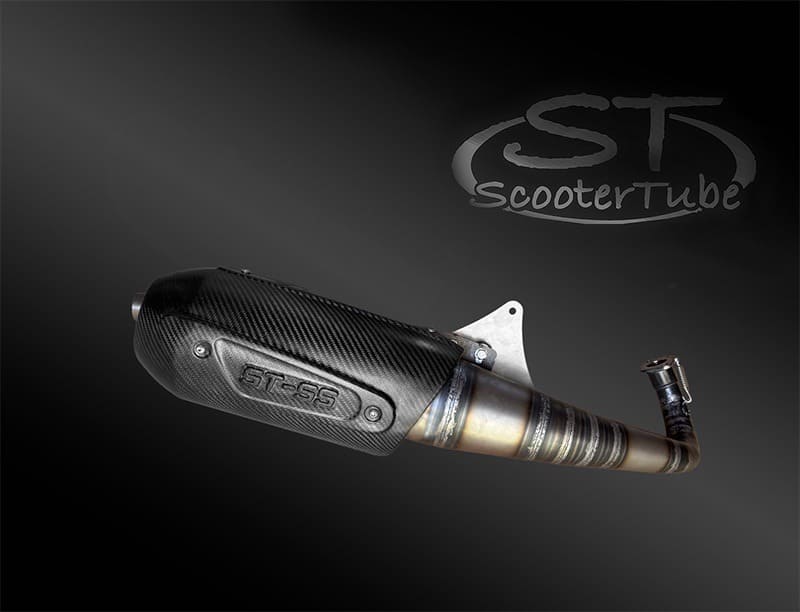 Marmitta ST-180SS MK2 Piaggio / Gilera cilindri GILARDONI/MALOSSI 125/180cc Carbonio