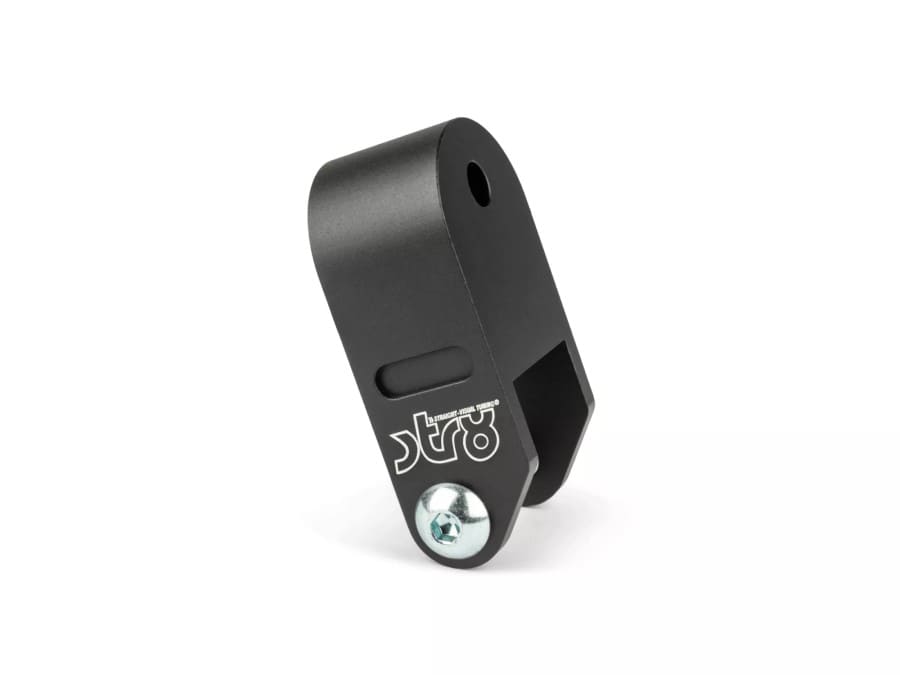 STR-205.52/BM Rialzo ammortizzatore + 65mm nero opaco Piaggio