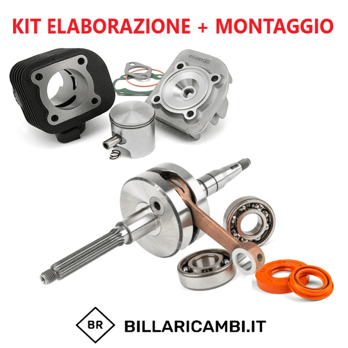 kit preparazione completo + montaggio minarelli orizzontale aria stage6 streetrace 70cc