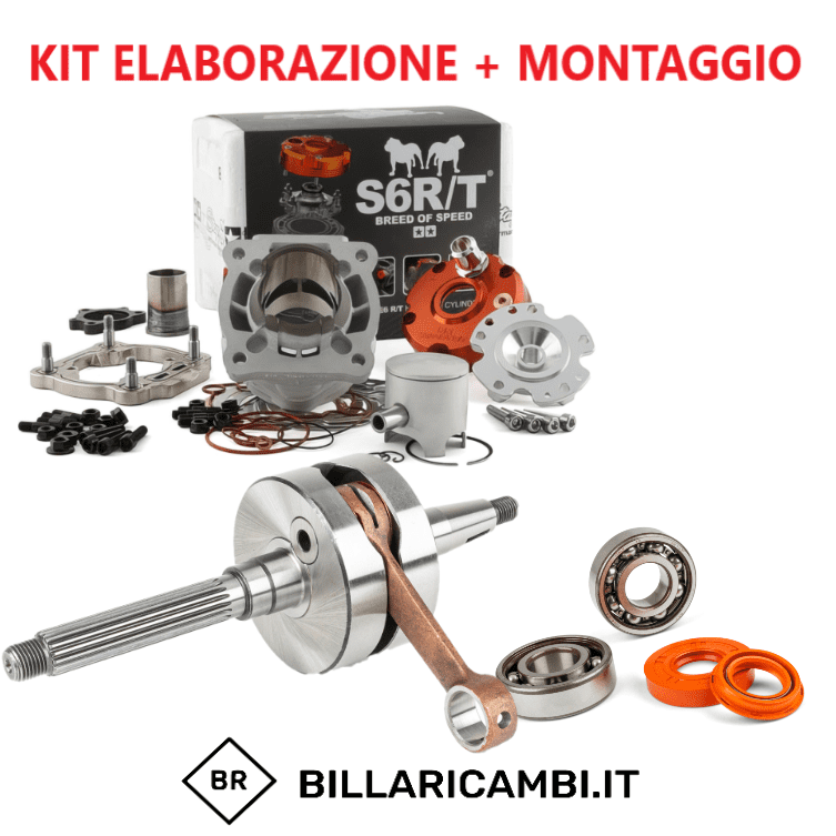 complete preparation kit + assembly piaggio liquid stage6 r/t 70 mk i