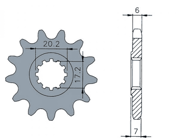 260423 PIGNONE AM6 13 DENTI 420