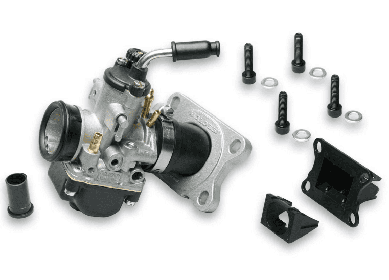 1613525 malossi phbg 21 carburetor kit aprilia rx factory 50 2t lc euro 4 2018-&gt; (d50b0) with direct starter and with blade valve