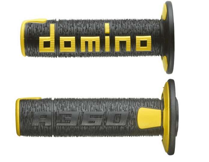 a36041c4047a7-0 coppia manopole domino nero/giallo off road