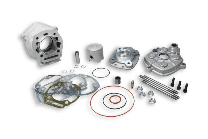 3113564 gruppo termico malossi 77cc d.50 aprilia rx factory 50 2t lc euro 4 2018-> (d50b0) alluminio h2o testa scomponibile