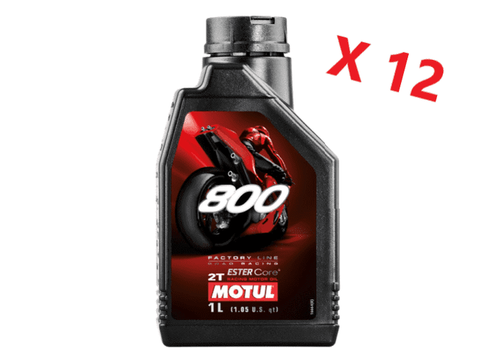 omot800x12 olio motore motul 800 2t x12 l