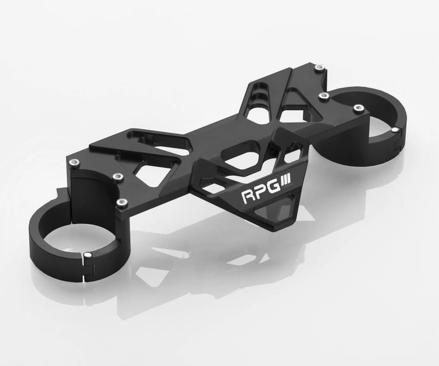 Guida forcella centrale piastra tripla per steli forcella RPG / Yamaha Aerox