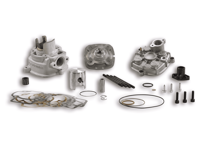 318884 gruppo termico mhr team ø 40 in alluminio h20 testa scomponibile x piaggio zip sp 50 2t lc 2001->