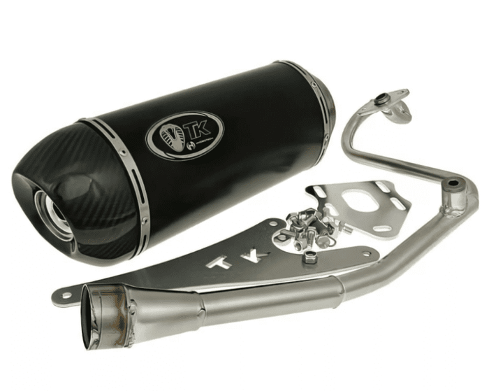 TK-M4T82-H2 Marmitta Turbo Kit GMax Carbon H2 4T Honda Zoomer / Ruckus, COD: TK-M4T82-H2