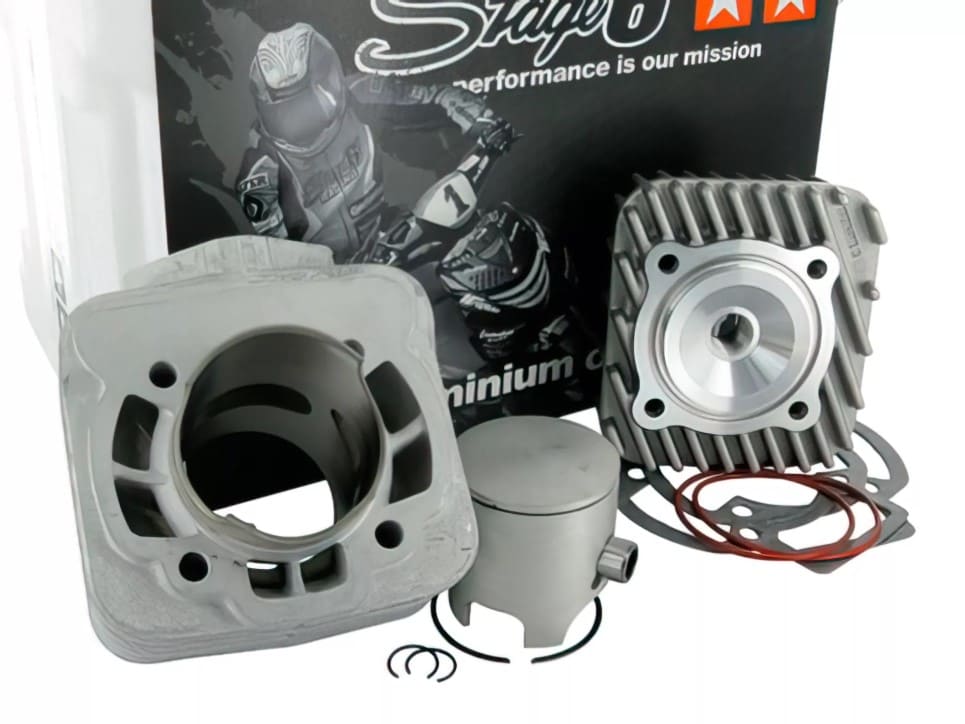 s6-7414003 gruppo termico stage6 sport pro 70cc d.47,6 piaggio ac aria sp.12 alluminio mkii
