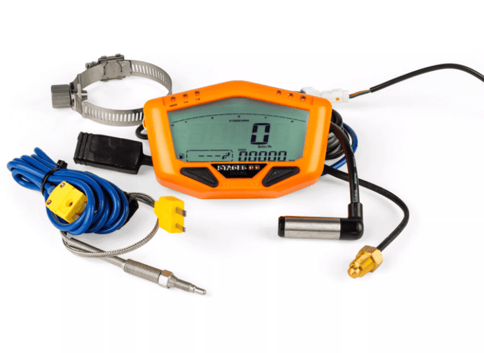 S6-4081P/OR Contachilometri - Strumentazione digitale Stage6 R/T MK2 con sensore EGT Arancione, COD: S6-4081P/OR