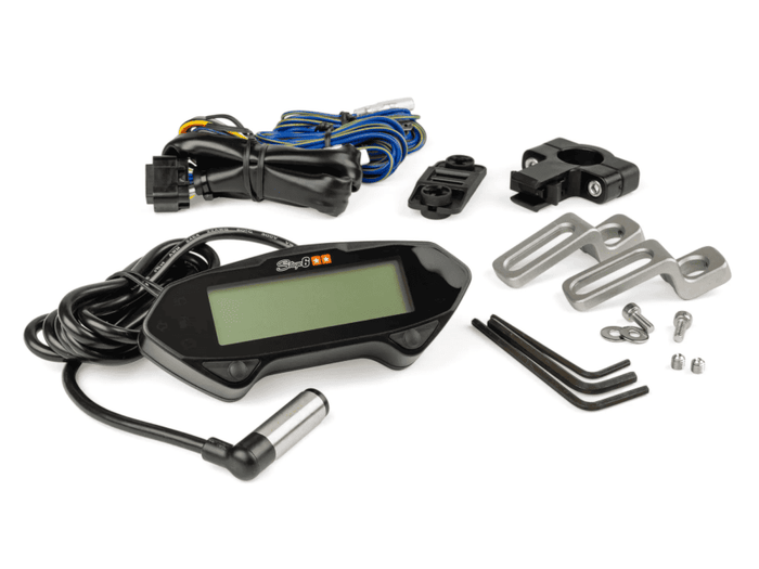 S6-4085/BK Strumentazione Moto universale Stage6 Racing Nero - Contachilometri / Contagiri