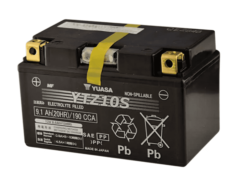 YUA36171 Batteria Yuasa YTZ10S WET MF senza manutenzione - pronto per l'installazione