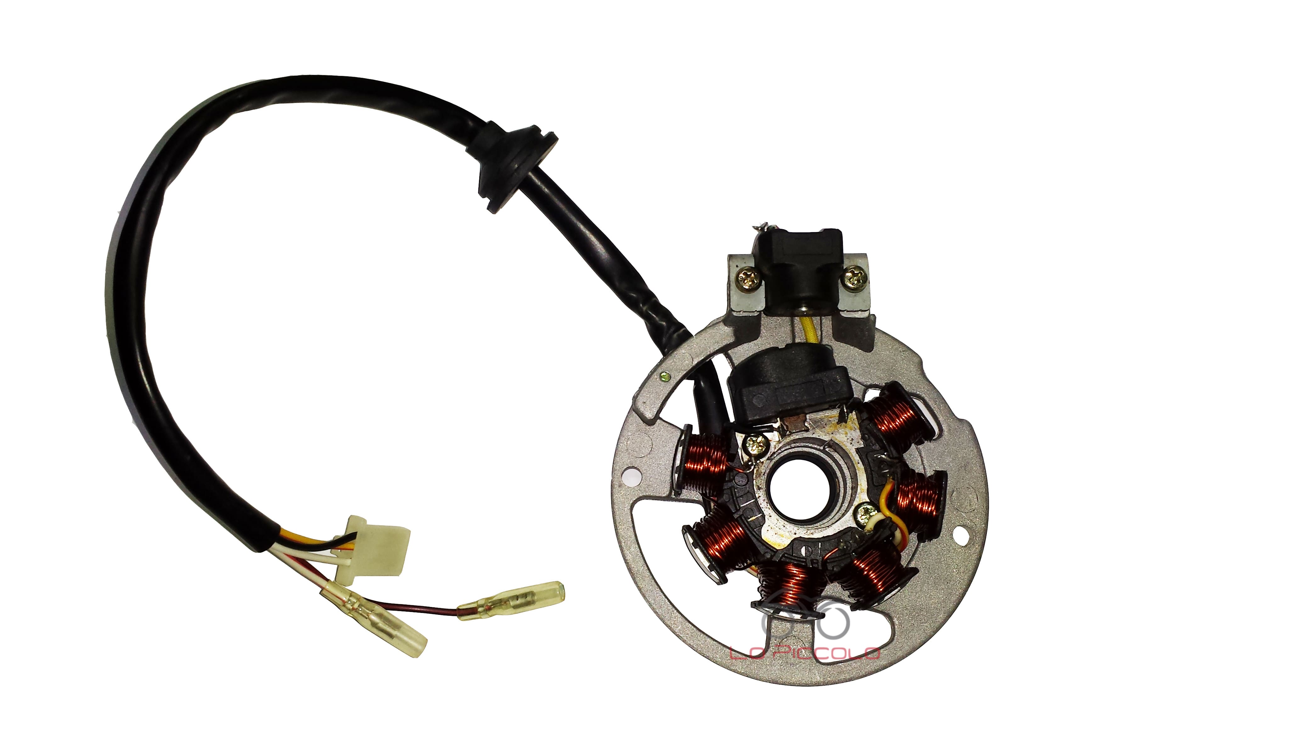 163085 Statore Accensione SGR 7 Poli Ø118 per Minarelli / Yamaha Orizzontale 50cc