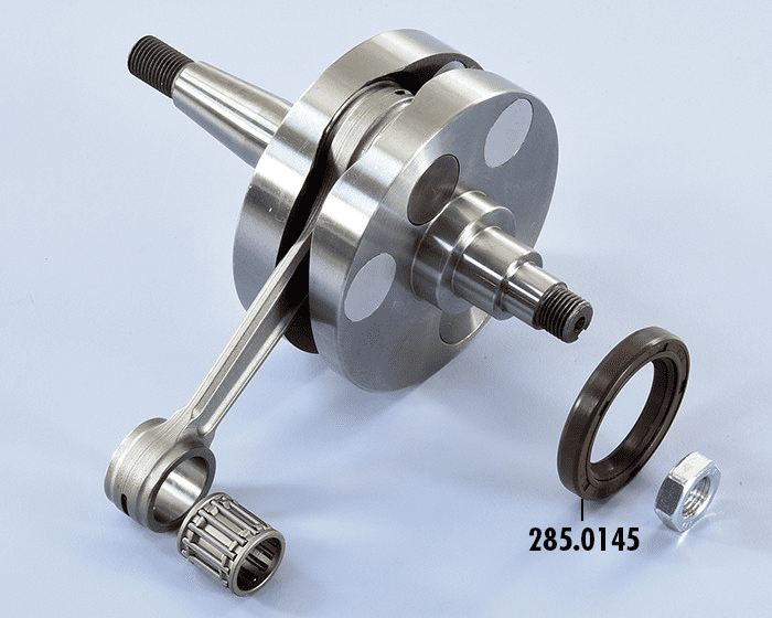 210,0051 albero motore polini evo piaggio vespa 125 2t ets cono d.20 - anticipato - corsa 51
