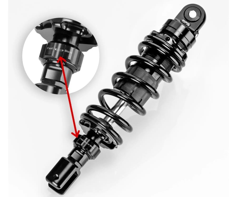 RPG Racing 285mm Rear Shock Absorber Minarelli Horizontal Yamaha Aerox Shock Absorber