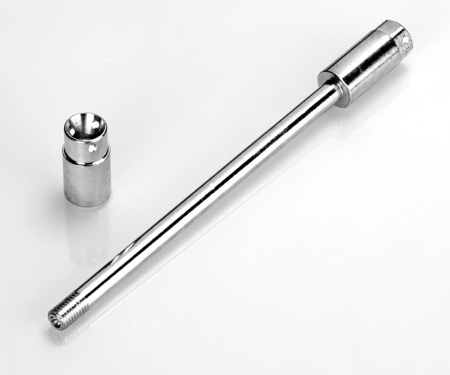 Perno ruota titanio 15mm / acciaio 10mm per steli forcella RPG incluso sgancio rapido / Yamaha Aerox