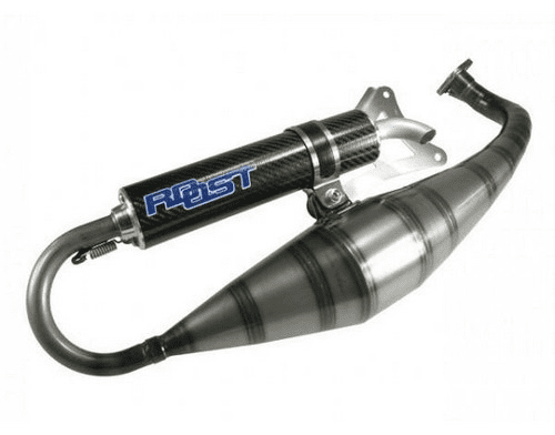rst.177 scarico roost motori minarelli orizzontale 77cc