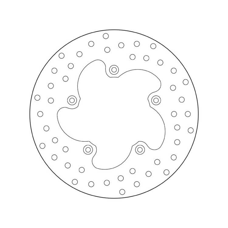 68B40736 DISCO FRENO ANTERIORE BREMBO APRILIA SCARABEO 50 1994 FISSO