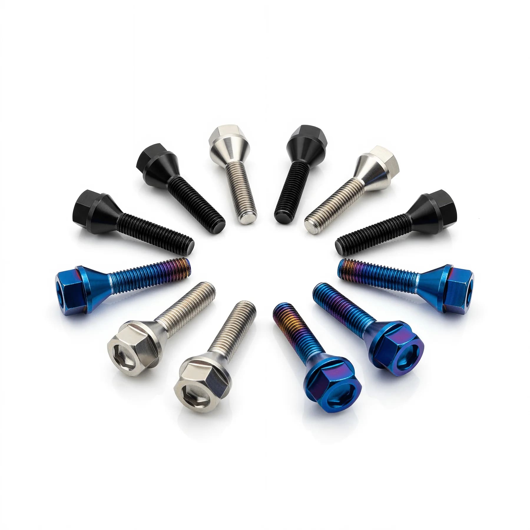 RPG Set Cerchi 13” CNC per Yamaha Aerox / MBK Nitro (Minarelli orizzontale) – Plug & Play + bulloni Titanio + coprimozzo RPG