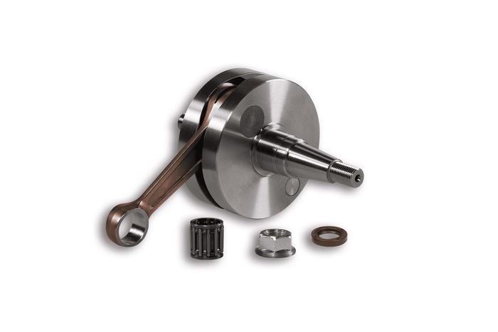 5316528 albero motore malossi vespa et3 primavera 125 2t biella 97 - sp. d. 15 corsa 51 mm - cono 20 -