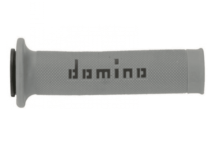 a01041c4046b7-0 coppia manopole domino bianco/ner stradali