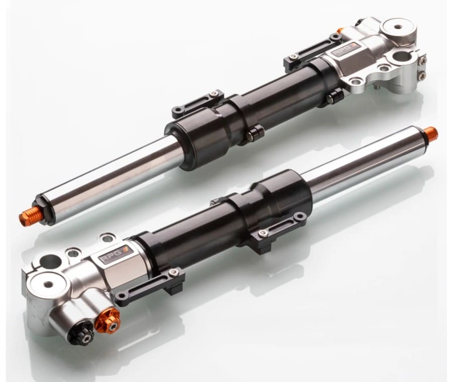 Gambe - Steli forcella RPG Forcella Racing regolabile Gambe CNC / Yamaha Aerox / Universale