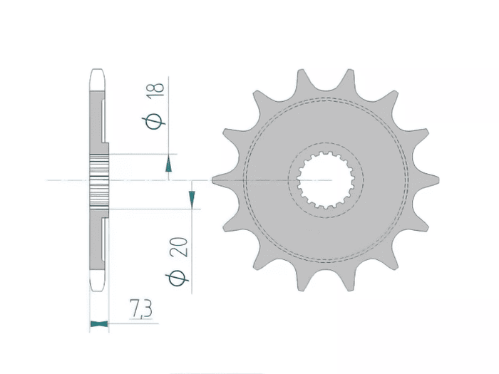 1074590001 Pignone Afam Z12 CR 125, COD: '1074590001