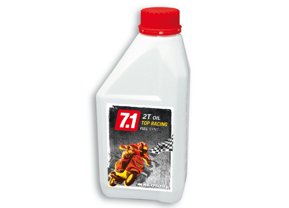 7616712 flacone 1 litro olio malossi 7.1 2t oil top racing full synt