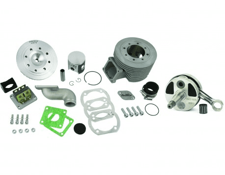 26031803 pinasco 145cc d.60 zuera vtr piaggio vespa et3 125 reed valve big bore cylinder kit