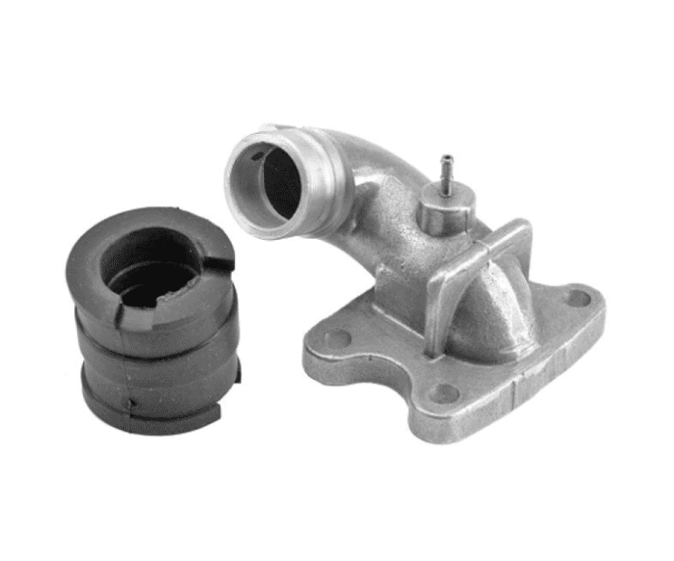 140620 collettore aspirazione con depressore + manicotto flessibile trekker / speedfight 100 cc
