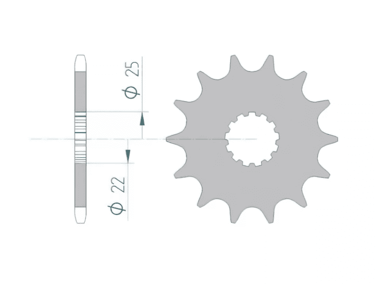 1076567003 Pignone Afam Z14 KX / YZ 250 / YZF 450, COD: '1076567003