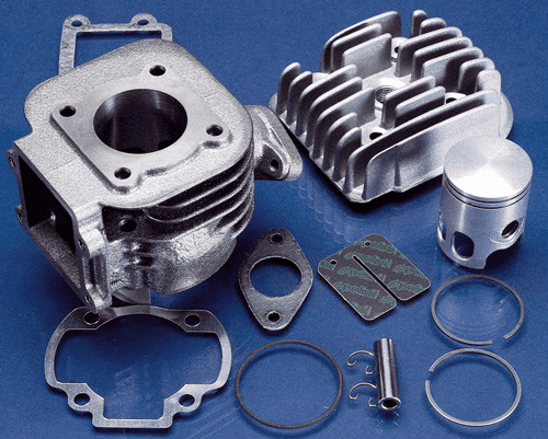 166.0092 gruppo termico polini 50cc d.40 aprilia amico 50 ghisa aria corsa 39,2