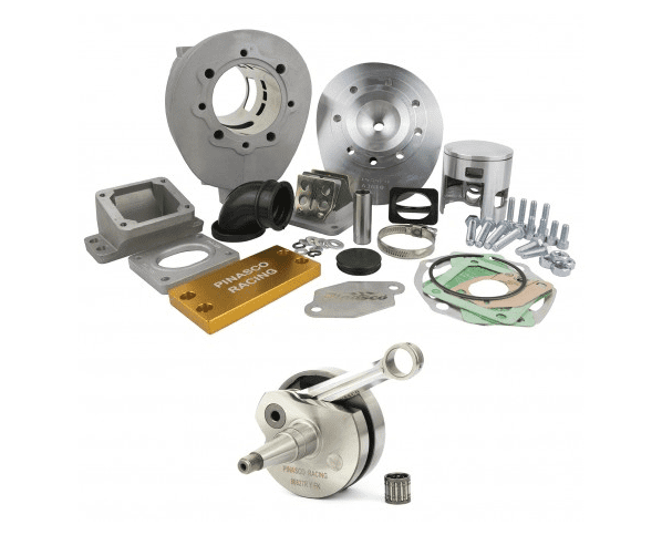 26360016 gruppo termico albero pinasco 225cc d.69 960vtr slave piaggio vespa pe 200 corsa 60 26032903 + 26081827