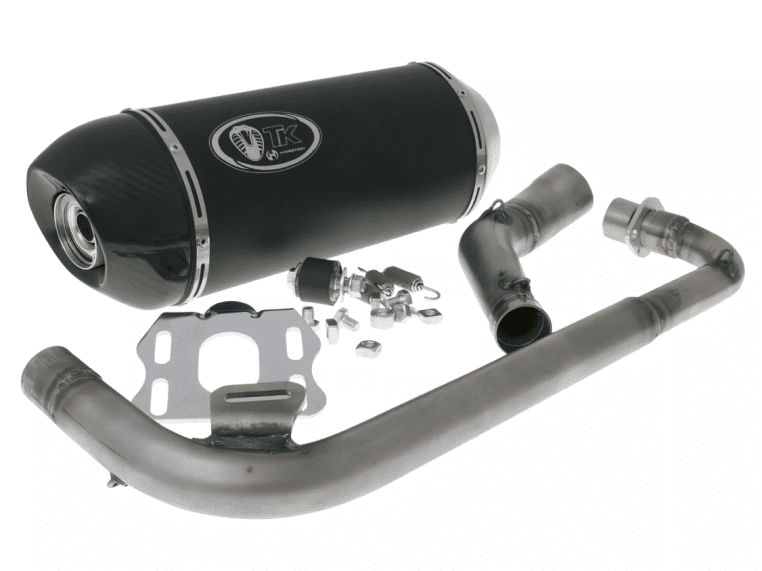 TK-M4T129-H2 Marmitta Turbo Kit GMax Carbon H2 4T Honda MSX / Grom 125, COD: TK-M4T129-H2