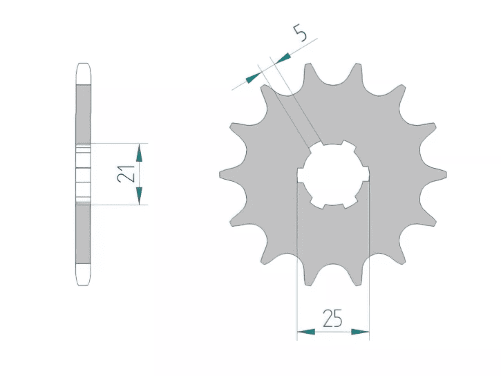 1076699003 Pignone Afam autopulente Z14 Kawasaki / Yamaha, COD: '1076699003