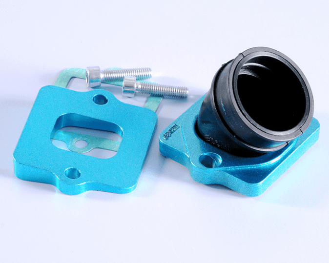 215.0436 collettore asp. con rialzo piaggio carb. pwk 360 gradi *