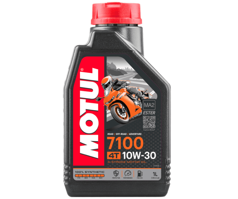 104089 1 litro olio motul 7100 4t 10w30 100% sintetico per motori 4t