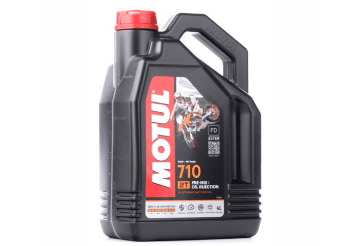 104035 4 litri olio motul 710 sintetico 100% 2tempi