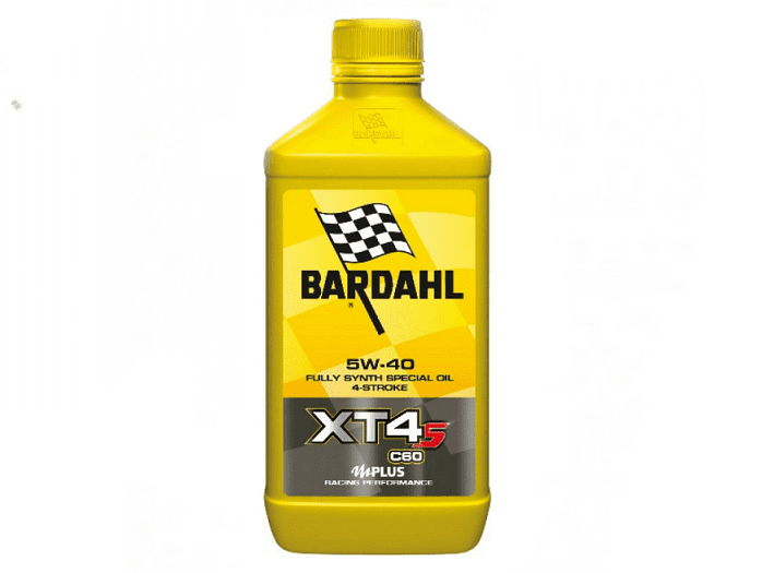 355041 1 liter oil bardahl xt4-s c60 5w40 lubricant for 4t motorcycles 1lt