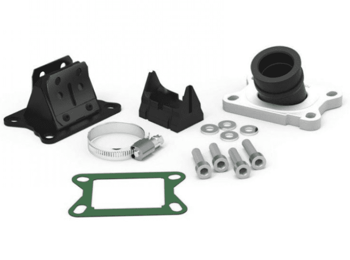 2013800 x360 inclined manifold assembly d.21 - 24.5 and length 27 in fkm (for derbi - minarelli engines)