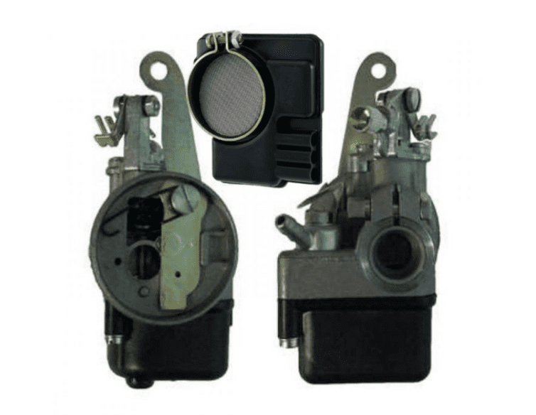 01800+100602970 carburetor + air filter dellorto sha 12 12 piaggio ciao