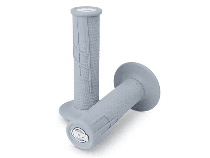 021669 manopole clamp on 1/2 waffle per offroad grey/grey
