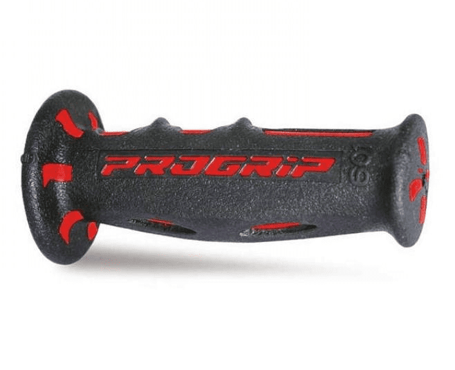 405401900 pair of progrip 601-149 scooter grips, red/black, double density, without hole