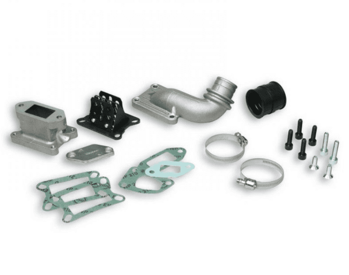 204711 Malossi intake manifold kit Vespa PK 125 reed valve to cylinder 1st series for phbl 25 carburetor