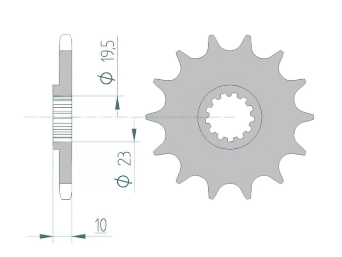 1075843002 Pignone Afam autopulente Z13 Suzuki DR-Z 400 / RM 250, COD: '1075843002