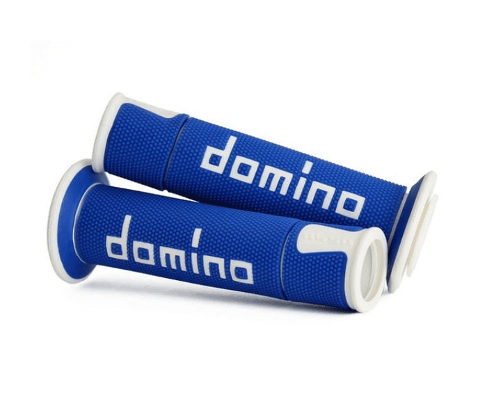 a45041c4648b7-0 coppia manopole domino blu/bianco road-racing
