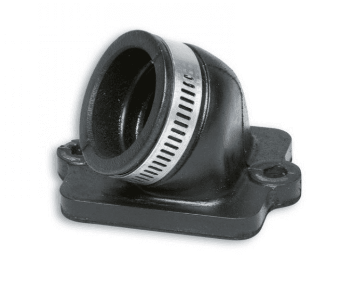 027528b manifold d.26 - 30 and length 31.5 inclined in nbr for piaggio - gilera 2t 50 cc engines