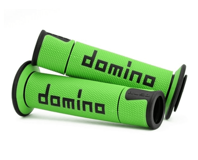a45041c4044b7-0 coppia manopole domino verde/nero road-racing