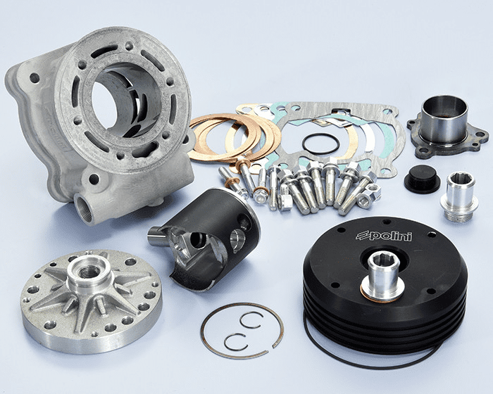 140.0229 Polini cylinder kit d.52 100cc pre2 Piaggio Zip 50 2T SP H2O from 2001