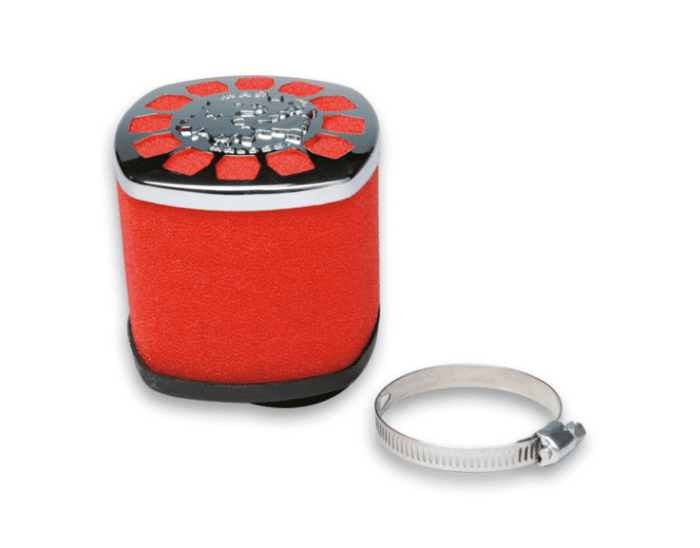 0411452 filtro aria red filter e14 con d.38 dritto per carburatori phbl 22